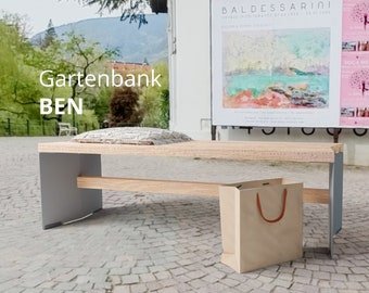 Banco de jardín minimalista para balcón, terraza y jardín.