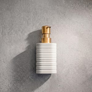 Seifenspender SANDS mini mit Wandhalter zum Kleben, ohne Bohren, 1 Stk