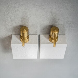 CUBE soap dispenser with wall mount for adhesive mounting, no drilling required, 1 pc. image 9