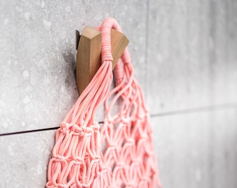 Coat hook, DER wardrobe in solid oak