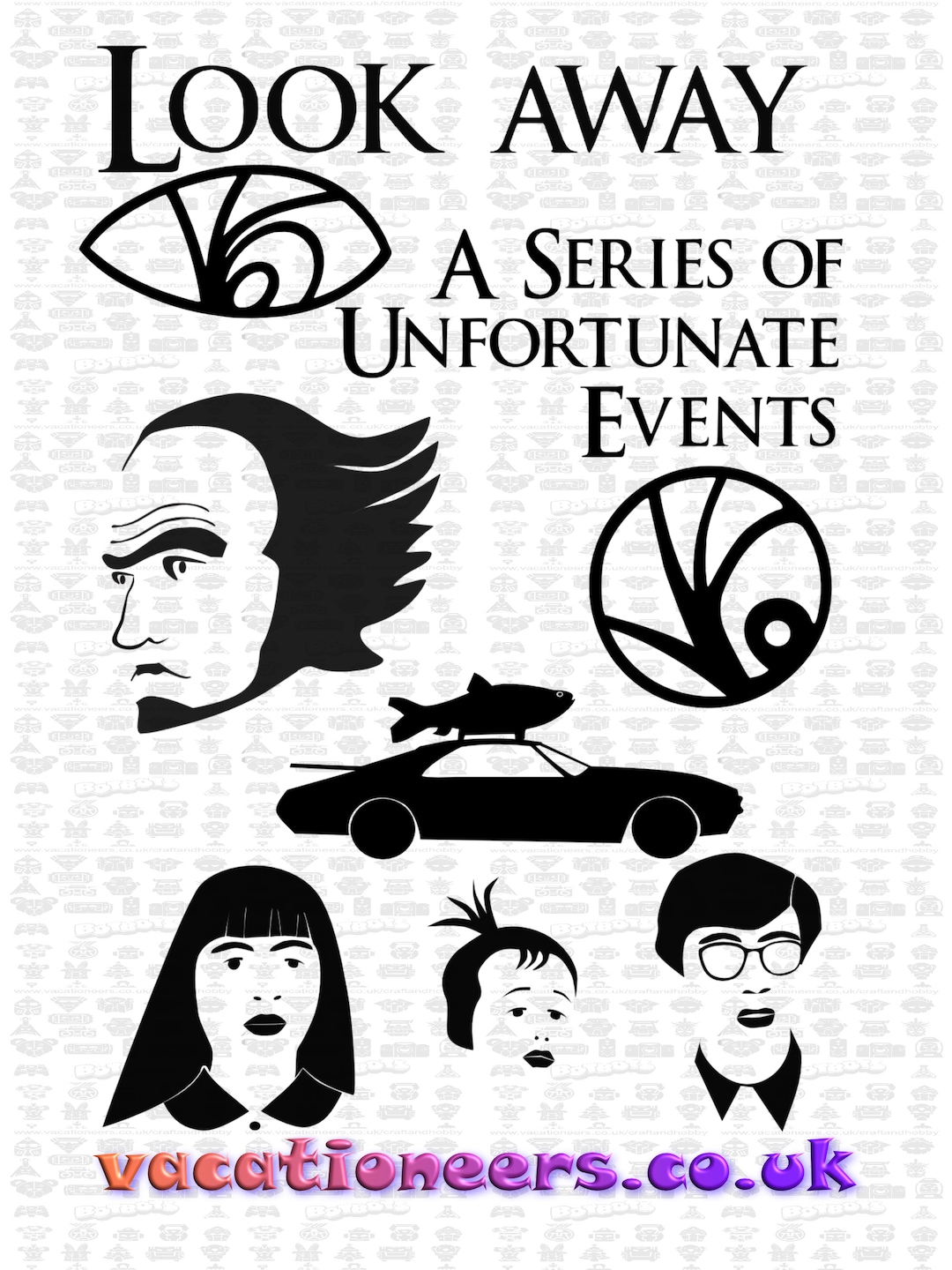 Series of Unfortunate Events Design Pack for Crafters and Hobbyists Svg ...