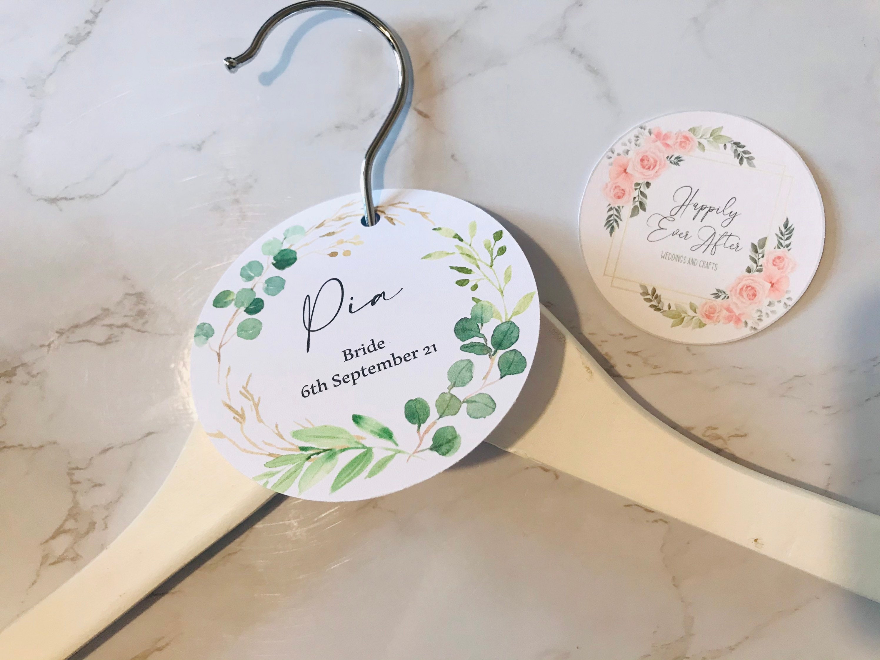 Wedding Dress Hanger Tags Bridesmaid Dress Hanger Tags Etsy