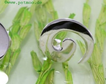 Spirale, 925 Sterling Silber,Ohrstecker