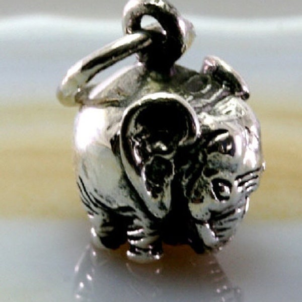 Elefant, Anhänger, 925 Sterling Silber