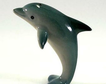 Dolphin, miniature, porcelain