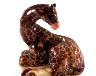 Giraffe, miniature, porcelain