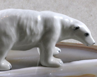 Eisbären, Miniatur, Porzellan