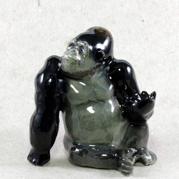 Gorilla, Miniatur, Porzellan