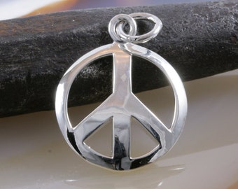 Peace, Anhänger, 925 Sterling Silber