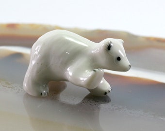 Eisbär, Miniatur, Porzellan