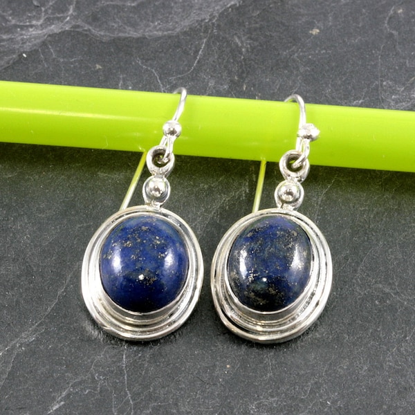 Lapislazuli, Ohrringe, 925 Sterling Silber