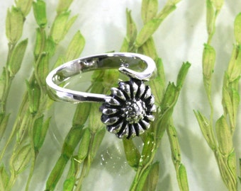 Ring, blossom, 925 sterling silver