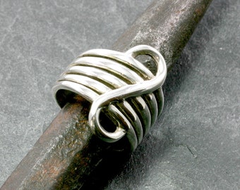 Massiver Silberring, Sterling Silber