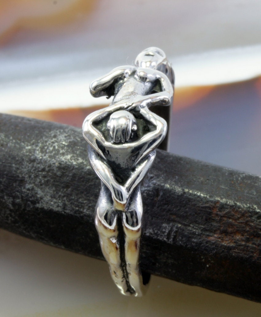 Seks in een ring, 925 zilver