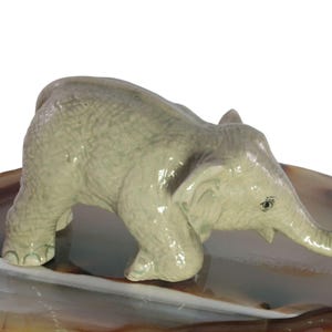 elephant, miniature, porcelain
