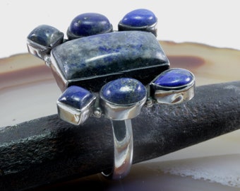 Lapislazuli und Silber,Ring