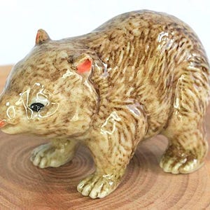 Wombat, miniatuur, porselein