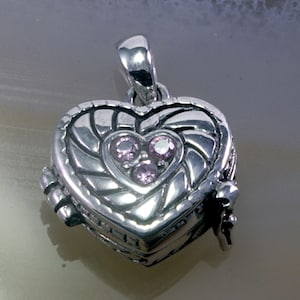 Medallion, heart, pendant, 925 Sterling silver
