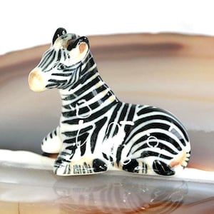 Zebra, Miniatur, Porzellan