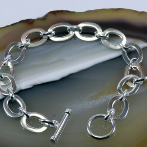 Silver bracelet, finely worked