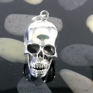 Skull, skull, pendant, 925 sterling silver