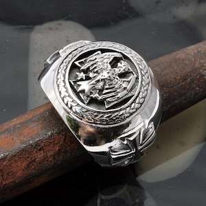 Adler - der deutsche Bundesadler, Ring in 925 Sterling Silber