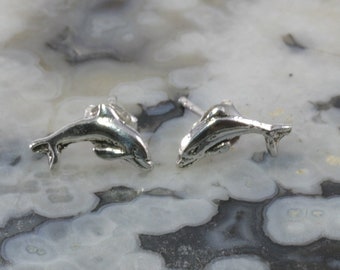 Delfin, Ohrstecker, 925 Sterling Silber