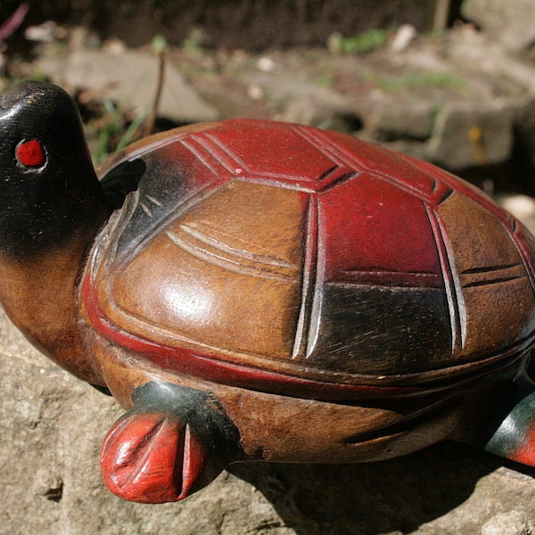 Turtle, Wooden Sculpture