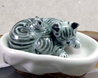 Cat, Miniature, Porcelain