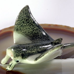 Manta, stingray, miniature, porcelain
