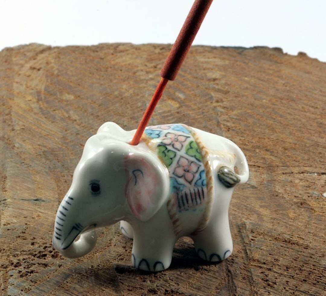 象、ミニチュア、磁器、香炉 - Etsy 日本