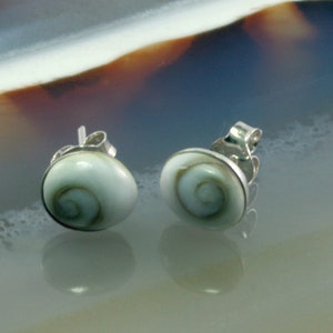 Shiva eye and silver earrings