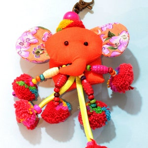 Elephant,Gebamsel,Charm for bag and keys