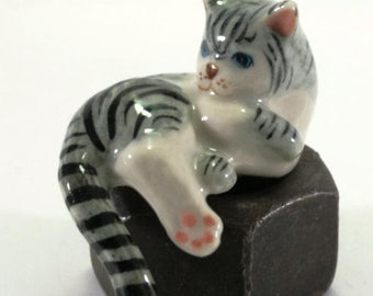 Cat, Miniature, Porcelain