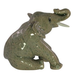 elephant, miniature, porcelain