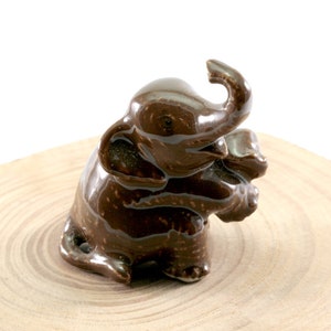 Elephant, miniature, porcelain