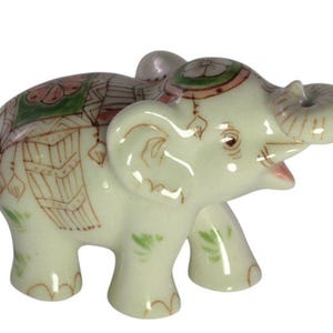 elephant, miniature, porcelain