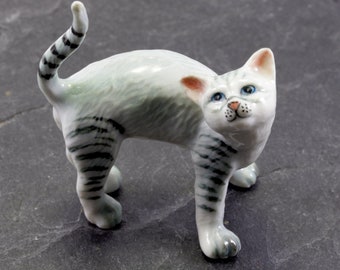 Katze, Miniatur, Porzellan