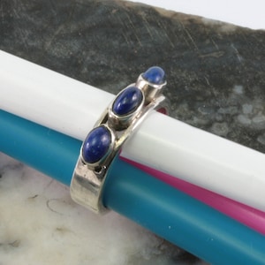Lapis lazuli and silver,ring