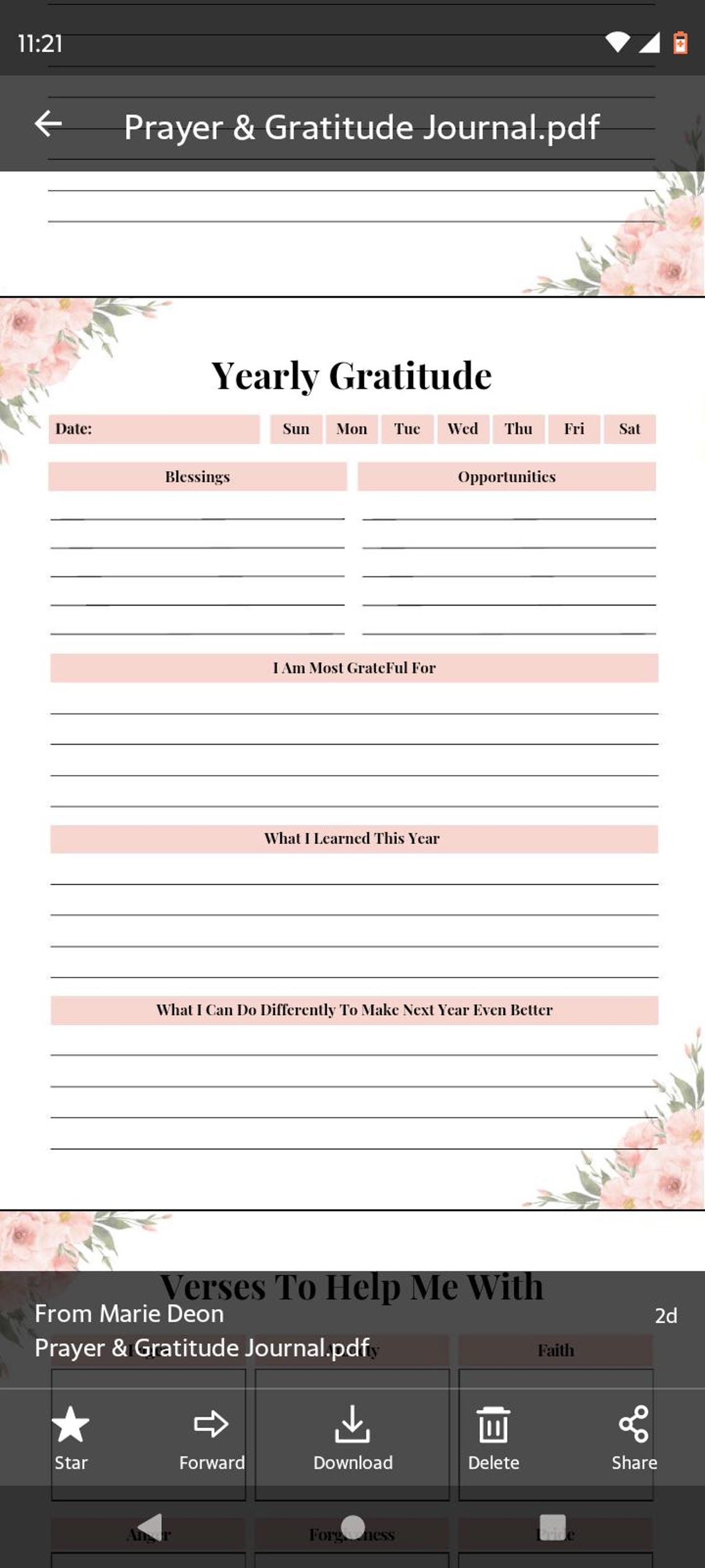 Prayer and Gratitude Journal - Etsy