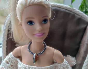 Necklace for a doll, handmade