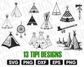 TIPI SVG, Teepee Tent svg, Teepee Vector, Indian Teepee SVG, Tipi Tent Svg, native american tribe, Teepee silhouette, Tribal Svg, Cut File