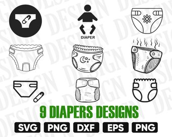 Download Diaper Svg Etsy