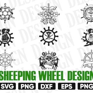 ship wheel svg, cruise svg, nautical svg, sea svg, ocean svg, boat svg, silhouette, vector, vinyl, stencil, clipart, dxf, svg, png, eps, pdf