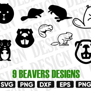 BEAVER SVG, Beaver Silhouette, Beaver clipart, Beaver Dxf, Beaver Files for Cricut, Beaver Dxf, Beaver Png, Beaver Cut Files, scrapbooking