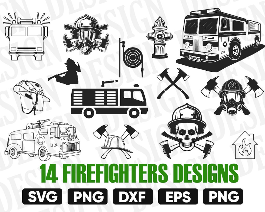FIRE TRUCK SVG, Fire Truck Vector, Fire Truck Clipart, Fire Truck