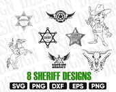 sheriff svg, police svg, police badge svg, sheriff badge svg, sheriff star svg, badge svg, cop svg, sheriff cut file, sheriff silhouette