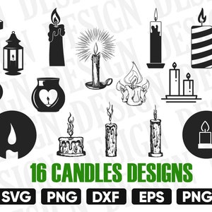 candle svg bundle, candles svg, candle clipart, candle silhouette, christmas candle svg, birthday candle svg, svg files for cricut, fall svg