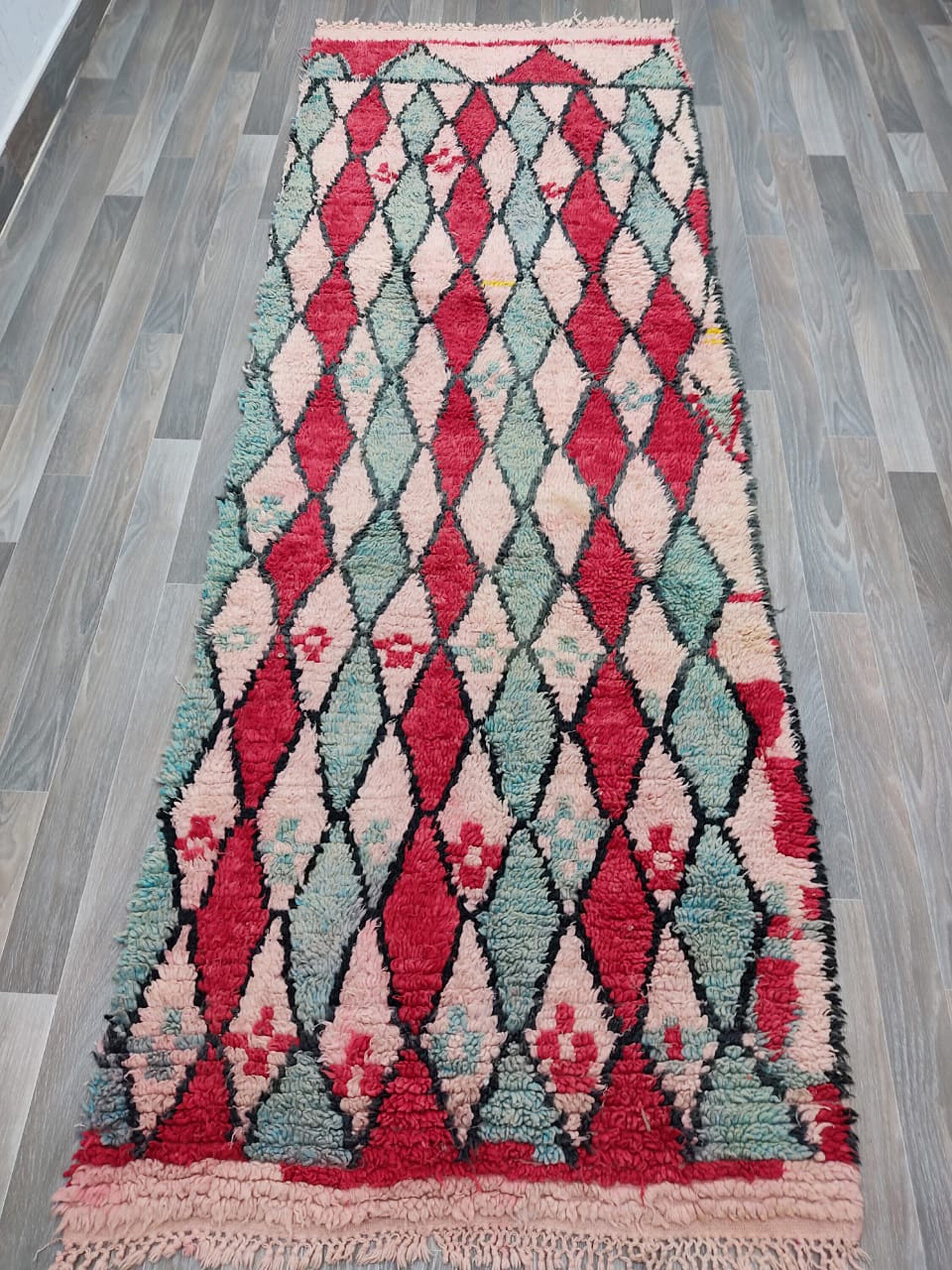 Wool runner rug 3x9 Moroccan runner rug Large runner rug Etsy