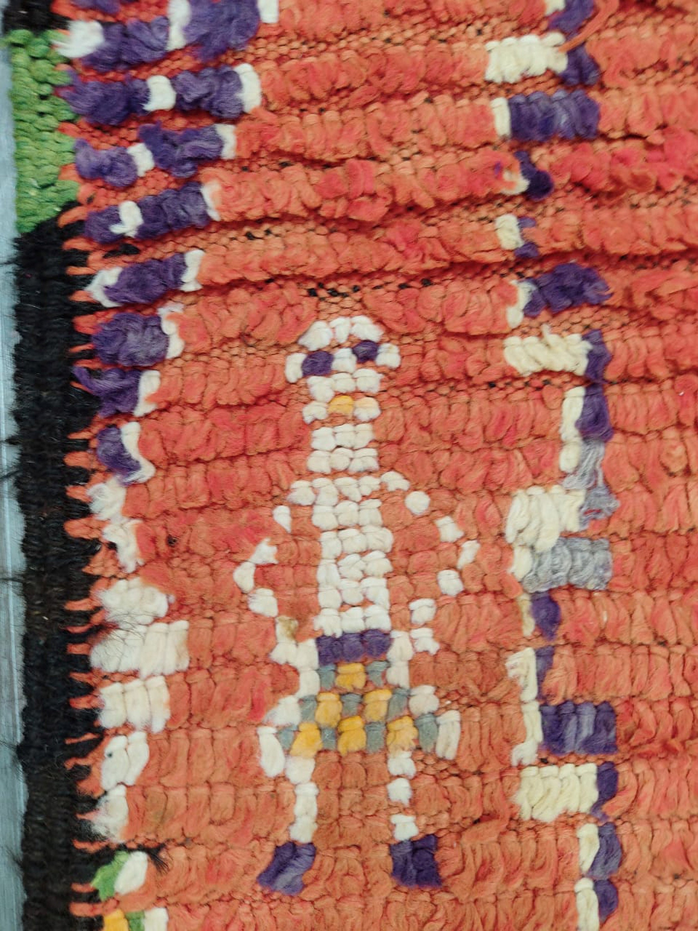 5x8 colorful berber rug large area rug wool moroccan rug | Etsy